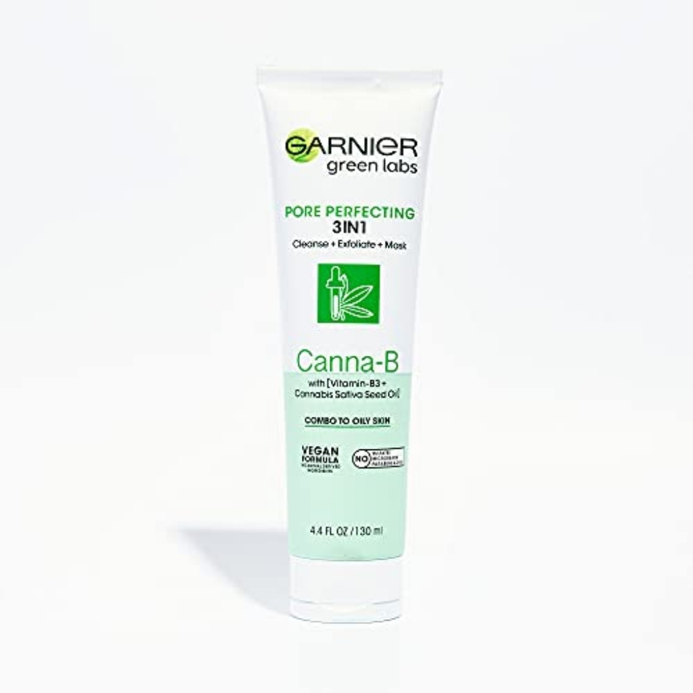 Garnier Green Labs Canna-B Pore Perfecting 3-in-1 Face Wash